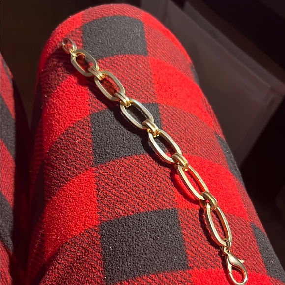 Elegant Gold  Link Bracelet - Picture 1 of 2